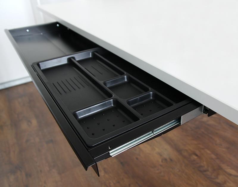 Pencil tray and extra wide under desk drawer 80cm