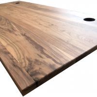 Desk top deals walnut