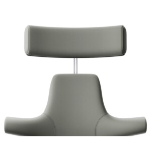 With headrest (8107 model, black or silver metal only)