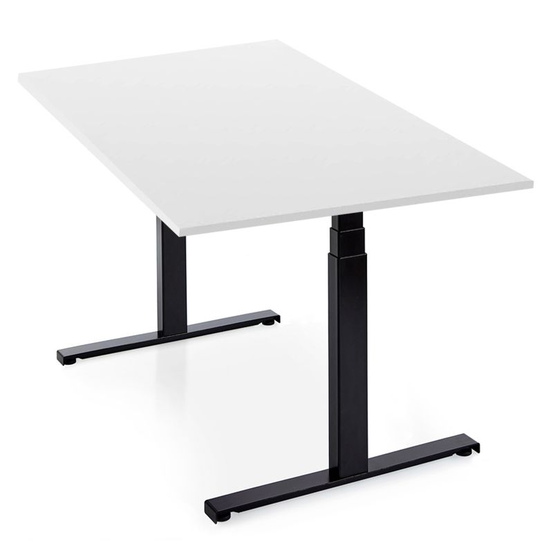 white standing desk black Airflo frame