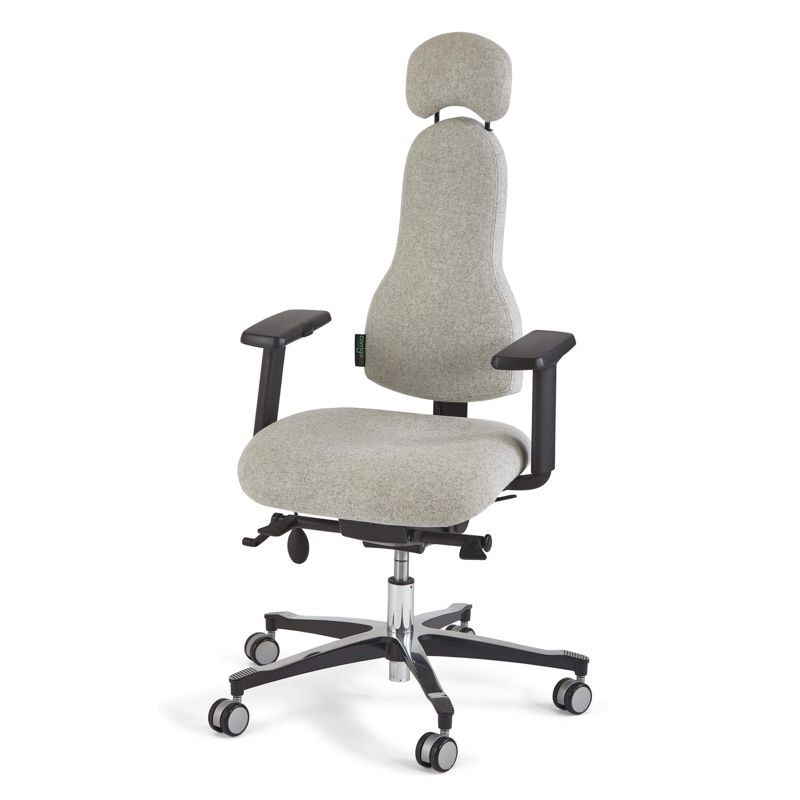LIbero chair grey with headrest