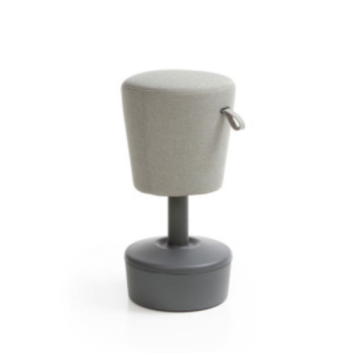 mickey stool grey plastic base