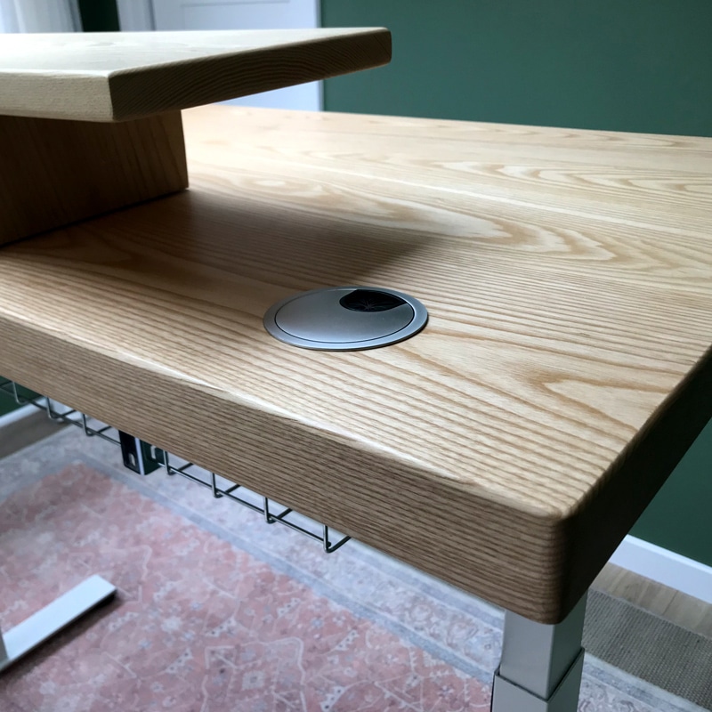 Vinkel Ash Corner Standing Desk