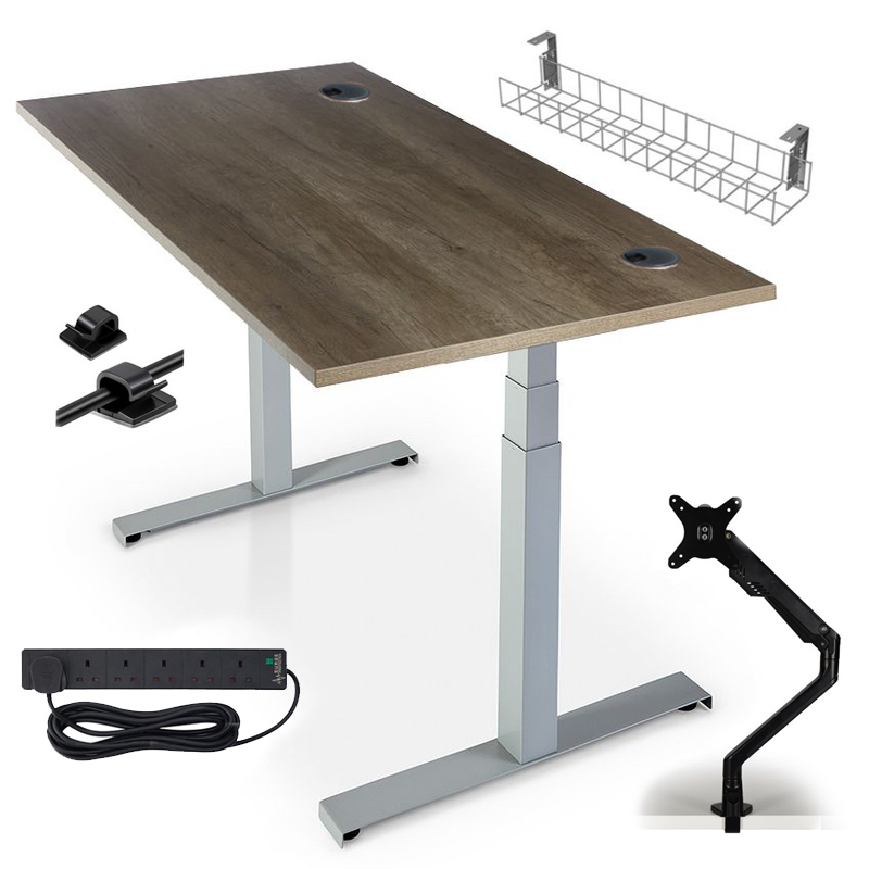 Essential Standing Desk Bundle| With Grommets