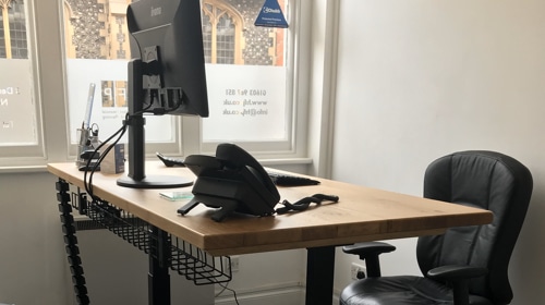 Sisu Oak Standing Desk