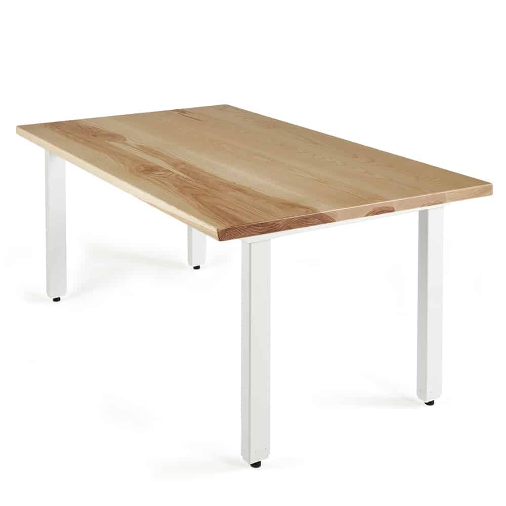 Maribo 4 leg standing desk ash white frame