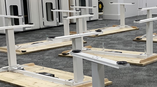 Skyflo desk frames