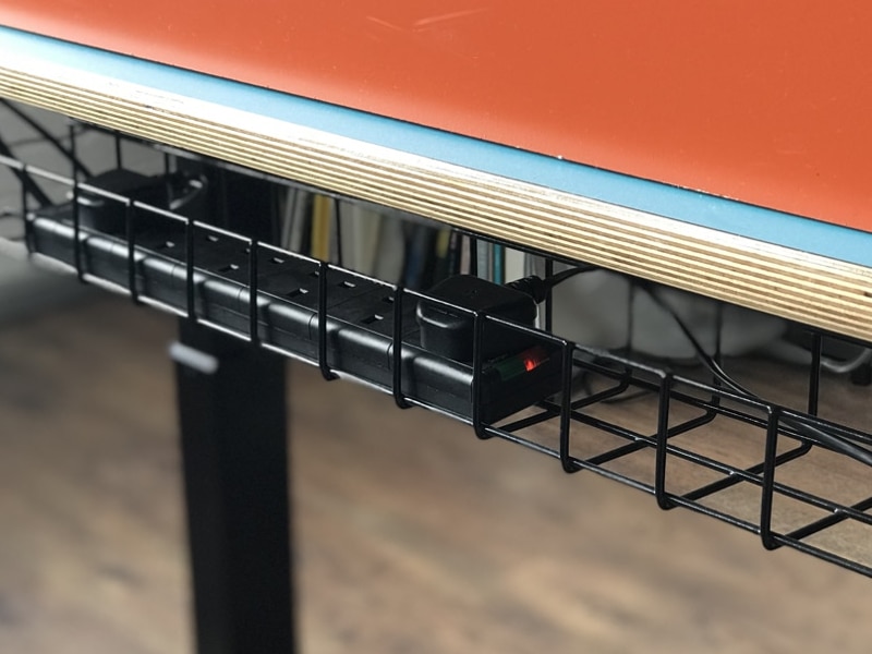 Under Desk Wire Cable Management Tray