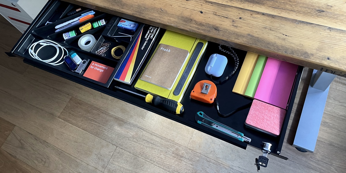 Wide Under Desk Drawer