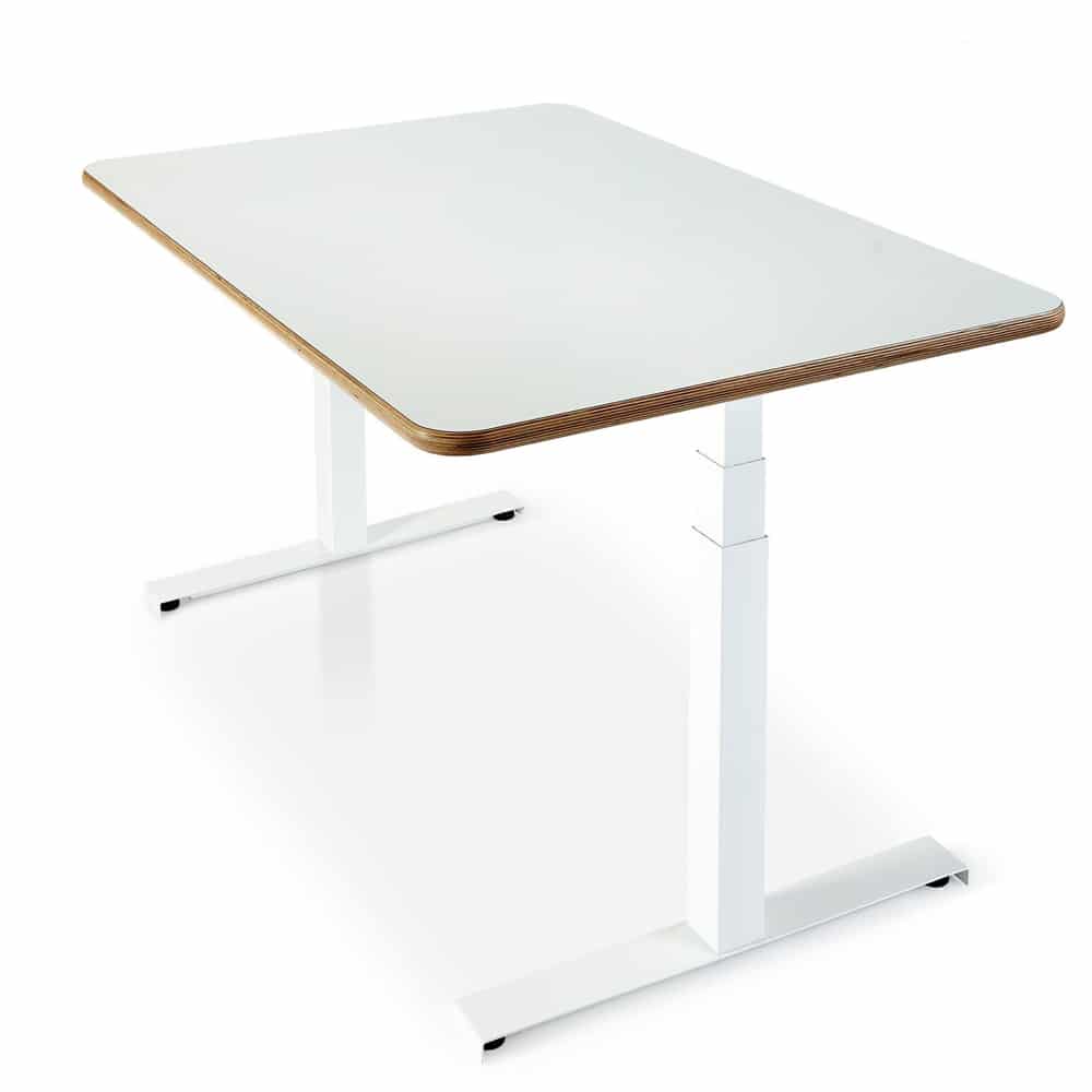 Designer Standing Desk Bundle White